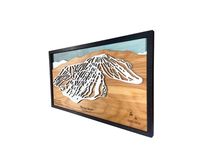 Mount Snow Wooden Trail Map