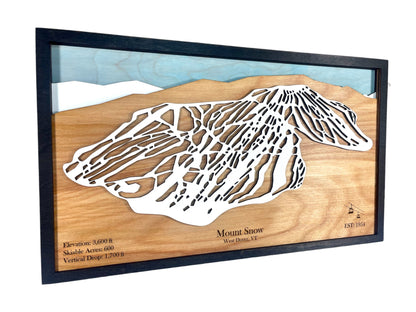 Mount Snow Wooden Trail Map