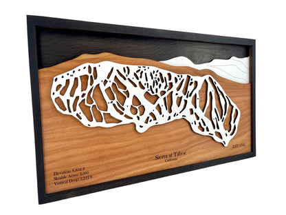 Sierra at Tahoe Wooden Trail Map