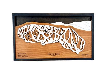 Sierra at Tahoe Wooden Trail Map