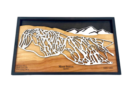 Mont Sutton Wooden Trail Map