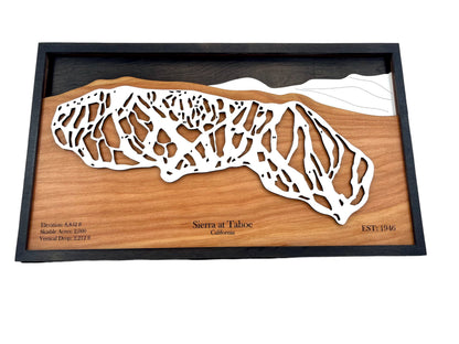 Sierra at Tahoe Wooden Trail Map