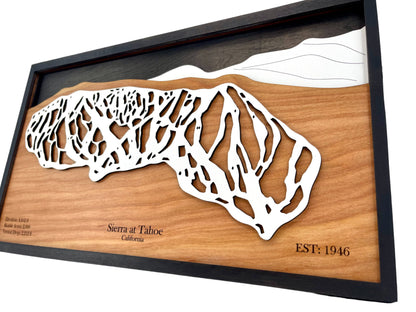 Sierra at Tahoe Wooden Trail Map
