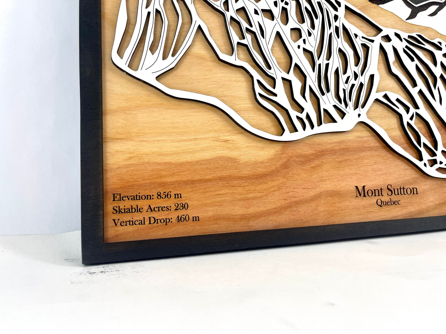 Mont Sutton Wooden Trail Map