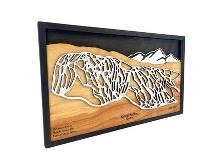 Mont Sutton Wooden Trail Map