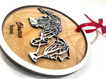 Okemo Mountain Christmas Ornament - Vermont