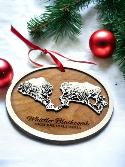 Whistler-Blackcomb Christmas Ornament - British Columbia