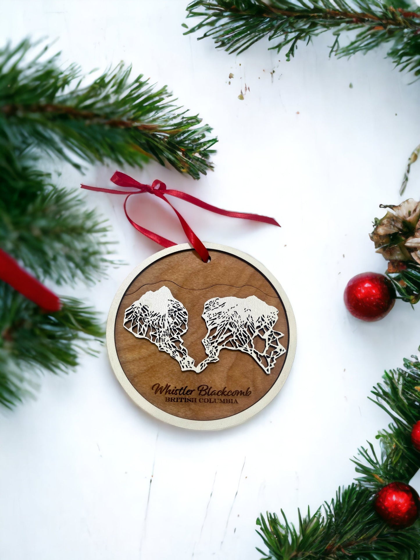 Whistler-Blackcomb Christmas Ornament - British Columbia