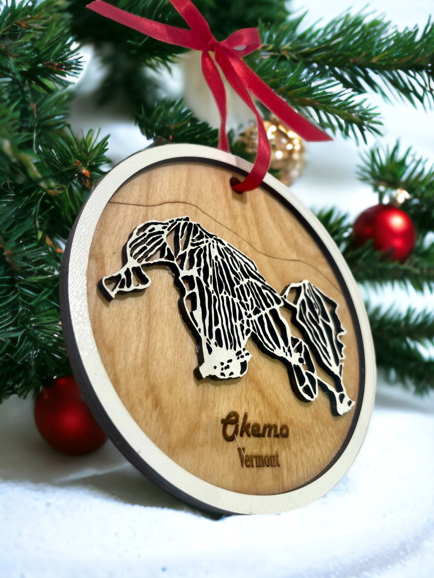 Okemo Mountain Christmas Ornament - Vermont