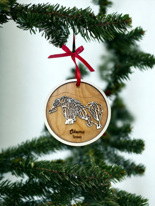 Okemo Mountain Christmas Ornament - Vermont