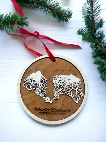 Whistler-Blackcomb Christmas Ornament - British Columbia