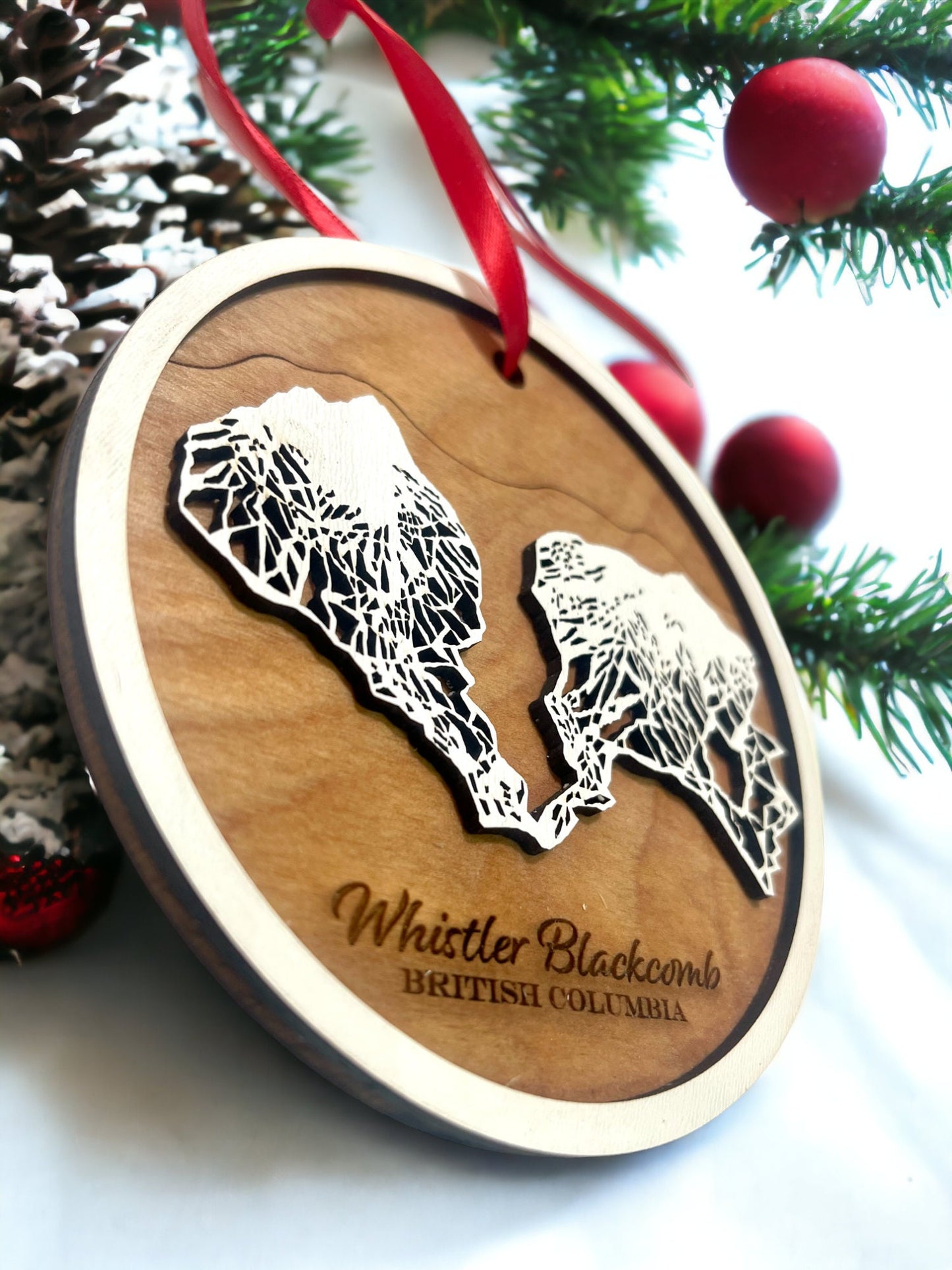 Whistler-Blackcomb Christmas Ornament - British Columbia